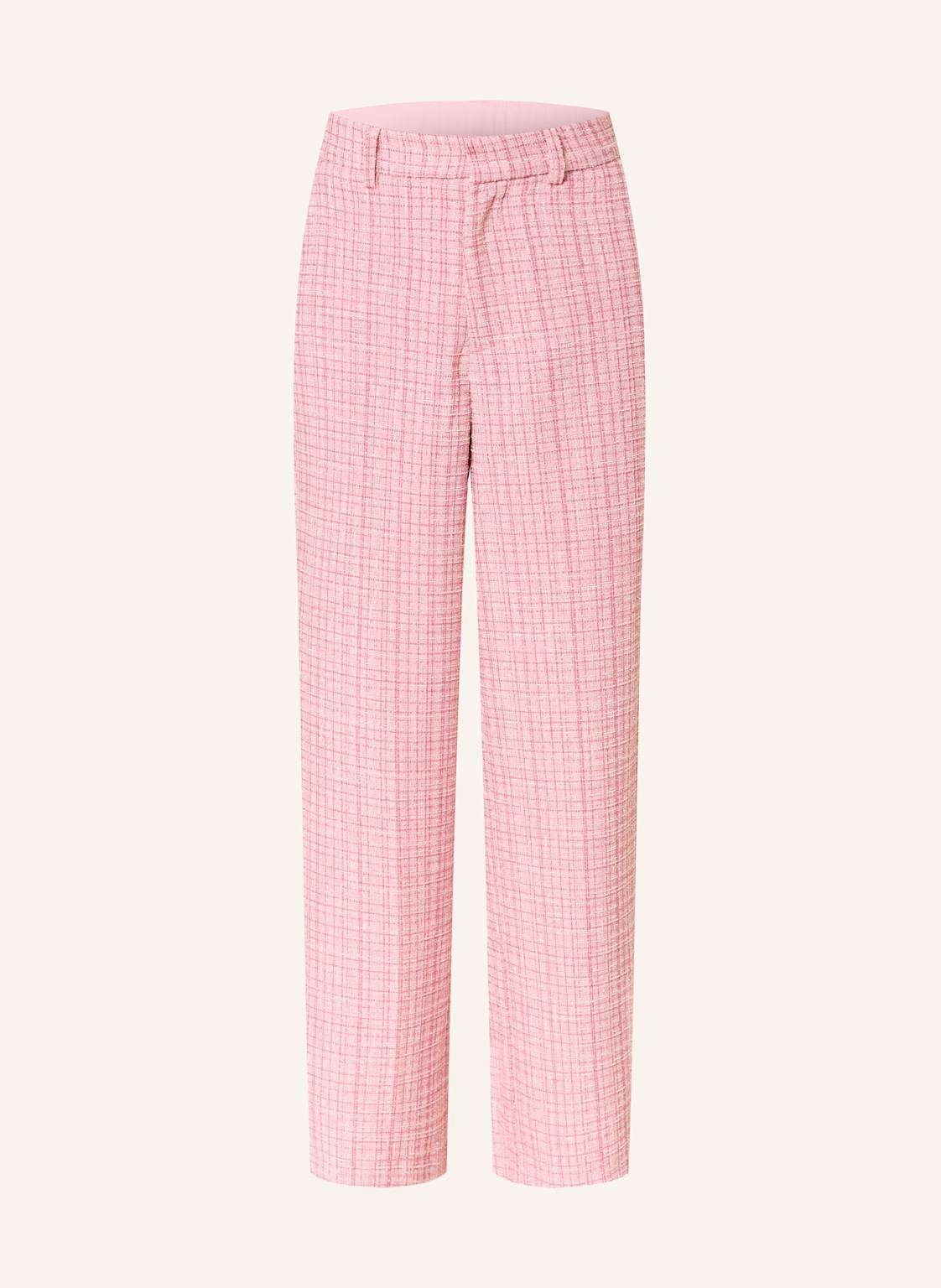 Neo Noir Bouclé-Hose Emmett Mit Glitzergarn pink von NEO NOIR