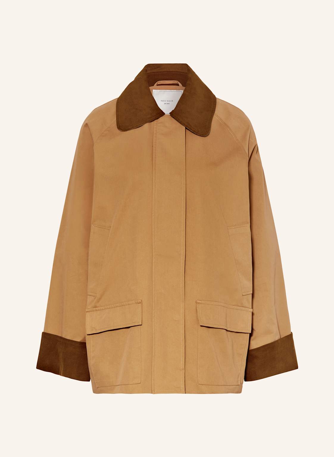 Neo Noir Fieldjacket Anastacia Mit Cord beige Neo Noir Fieldjacket Anastacia Mit Cord beige von NEO NOIR