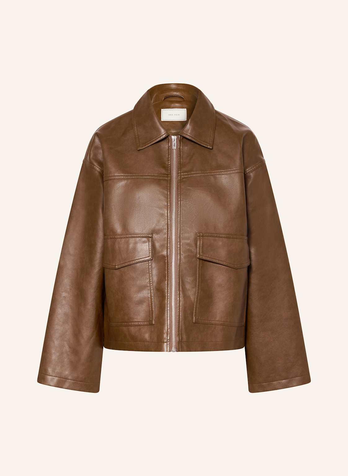 Neo Noir Jacke Titan In Lederoptik braun Neo Noir Jacke Titan In Lederoptik braun von NEO NOIR