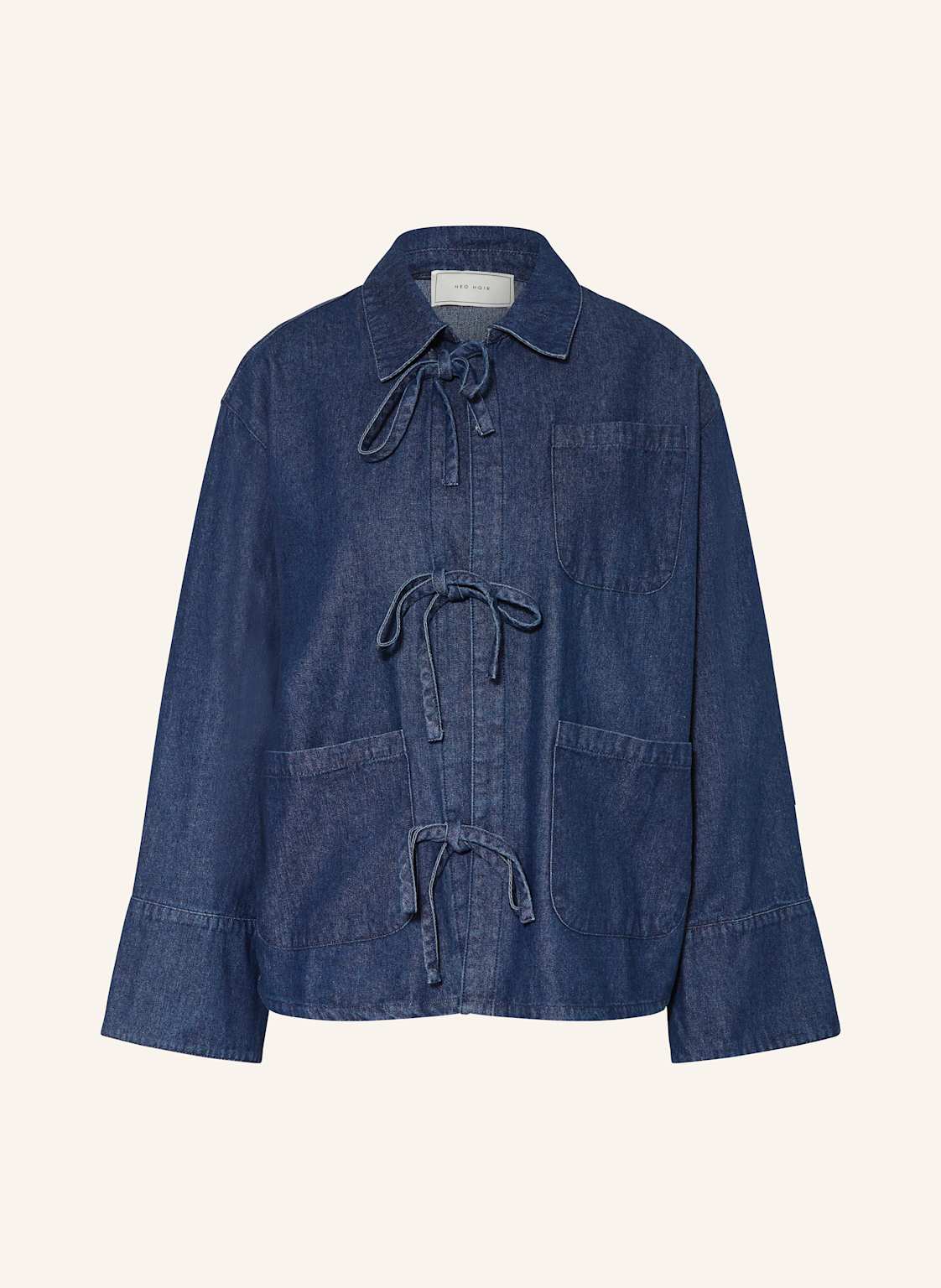 Neo Noir Jeansbluse Starlie blau Neo Noir Jeansbluse Starlie blau von NEO NOIR