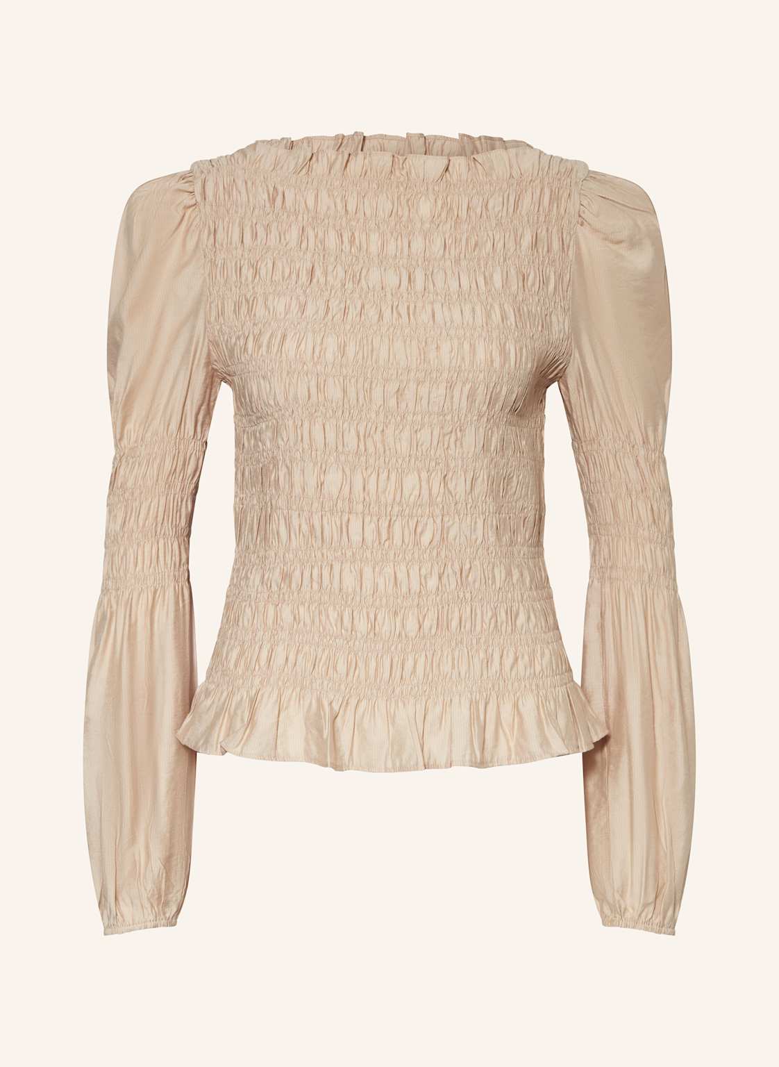 Neo Noir Longsleeve Polka beige Neo Noir Longsleeve Polka beige von NEO NOIR