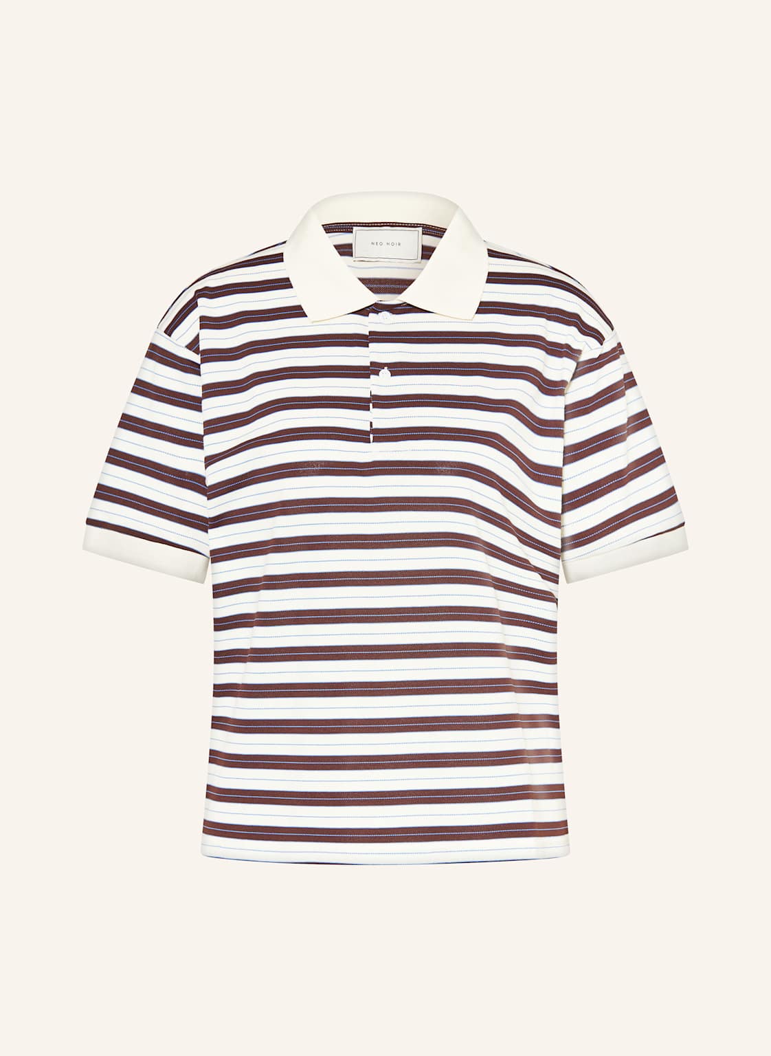 Neo Noir Piqué-Poloshirt Beta braun Neo Noir Piqué-Poloshirt Beta braun von NEO NOIR