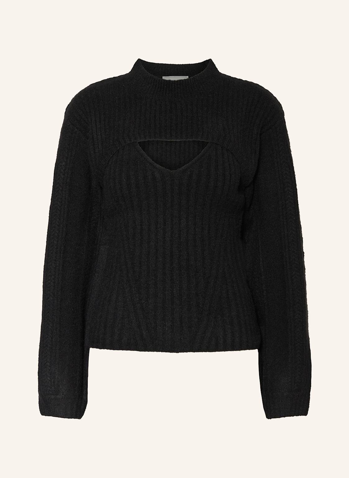 Neo Noir Pullover Mit Cut-Out schwarz Neo Noir Pullover Mit Cut-Out schwarz von NEO NOIR