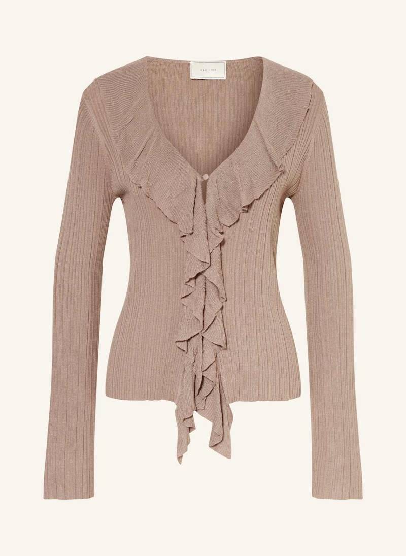 Neo Noir Strickjacke Sahni beige von NEO NOIR