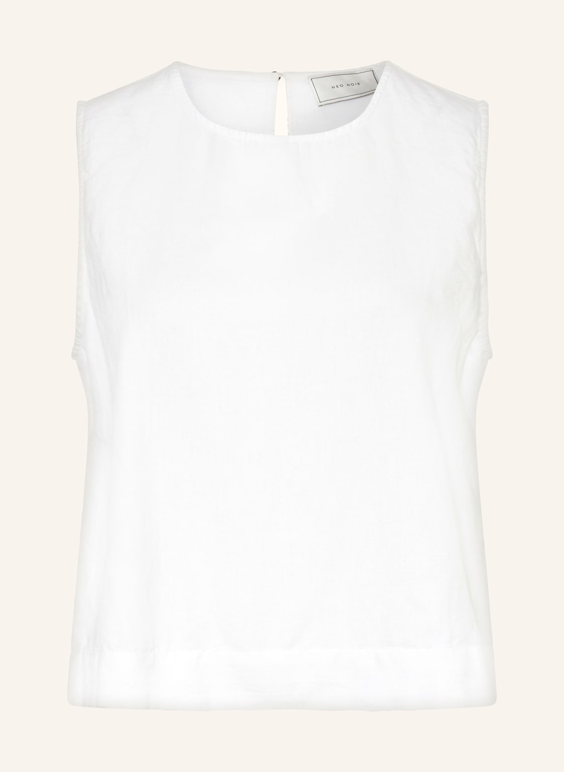Neo Noir Top Svetlana Mit Leinen weiss Neo Noir Top Svetlana Mit Leinen weiss von NEO NOIR