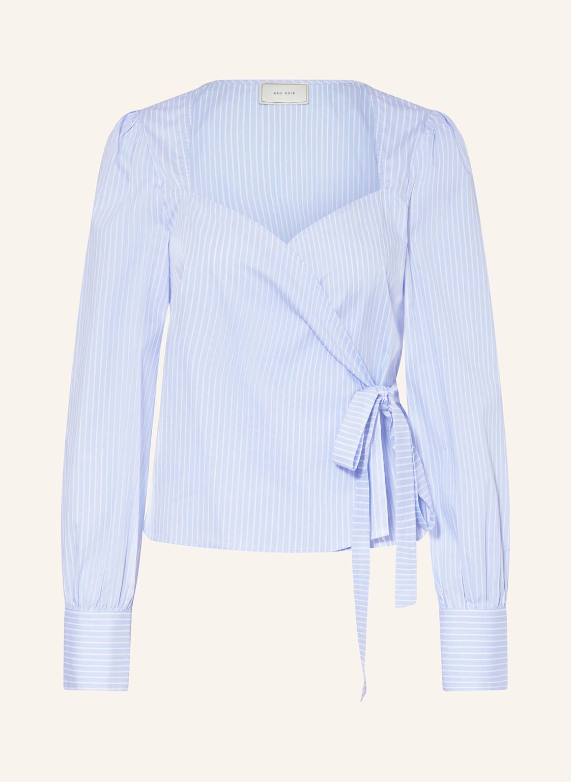 Neo Noir Wickelbluse Isabel blau Neo Noir Wickelbluse Isabel blau von NEO NOIR