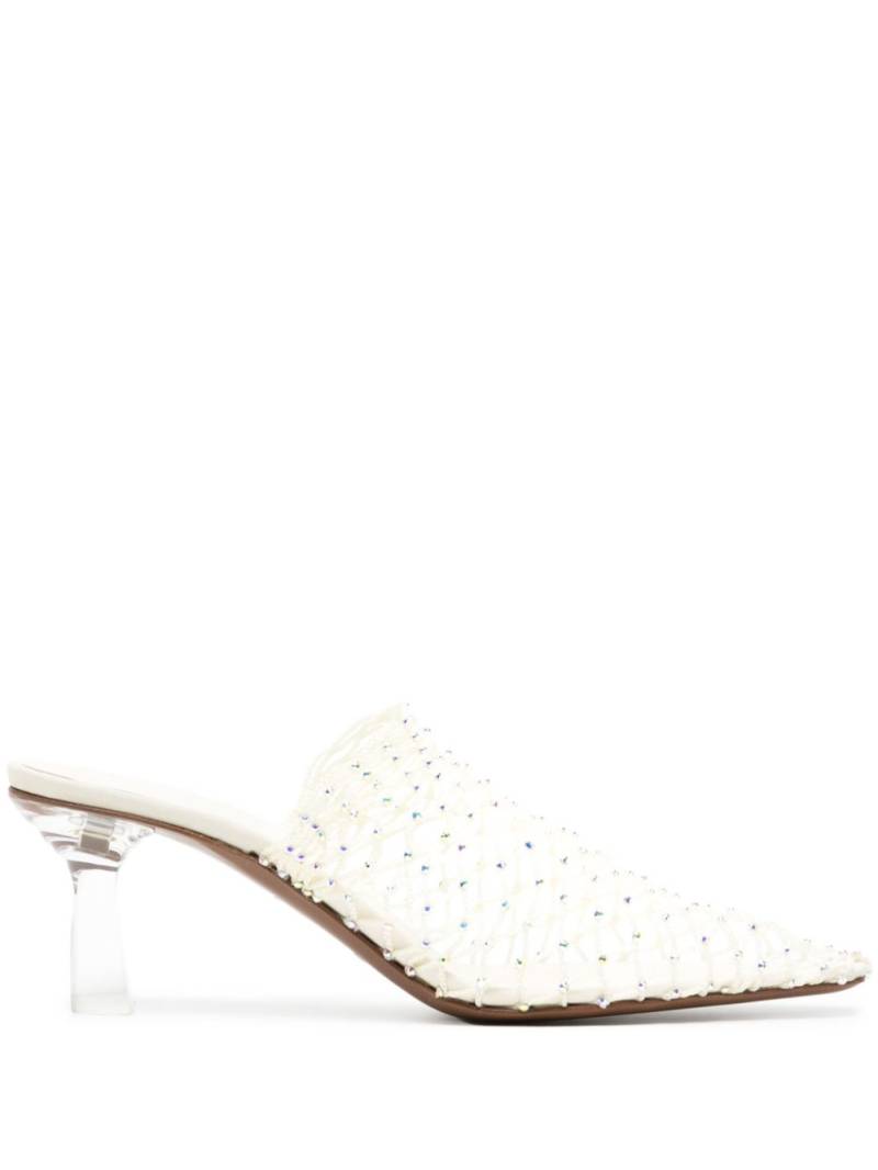 NEOUS Bophy Jewel 65mm mules - Neutrals von NEOUS