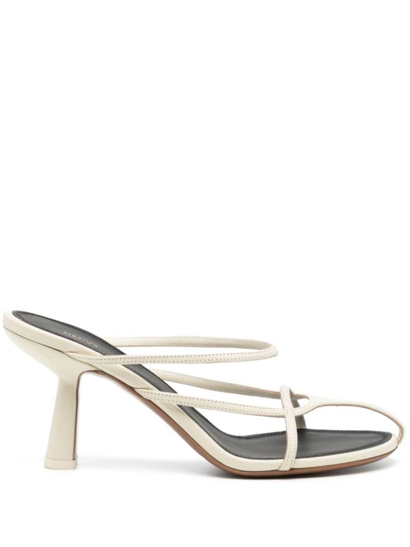 NEOUS Pherka 80mm sandals - White von NEOUS