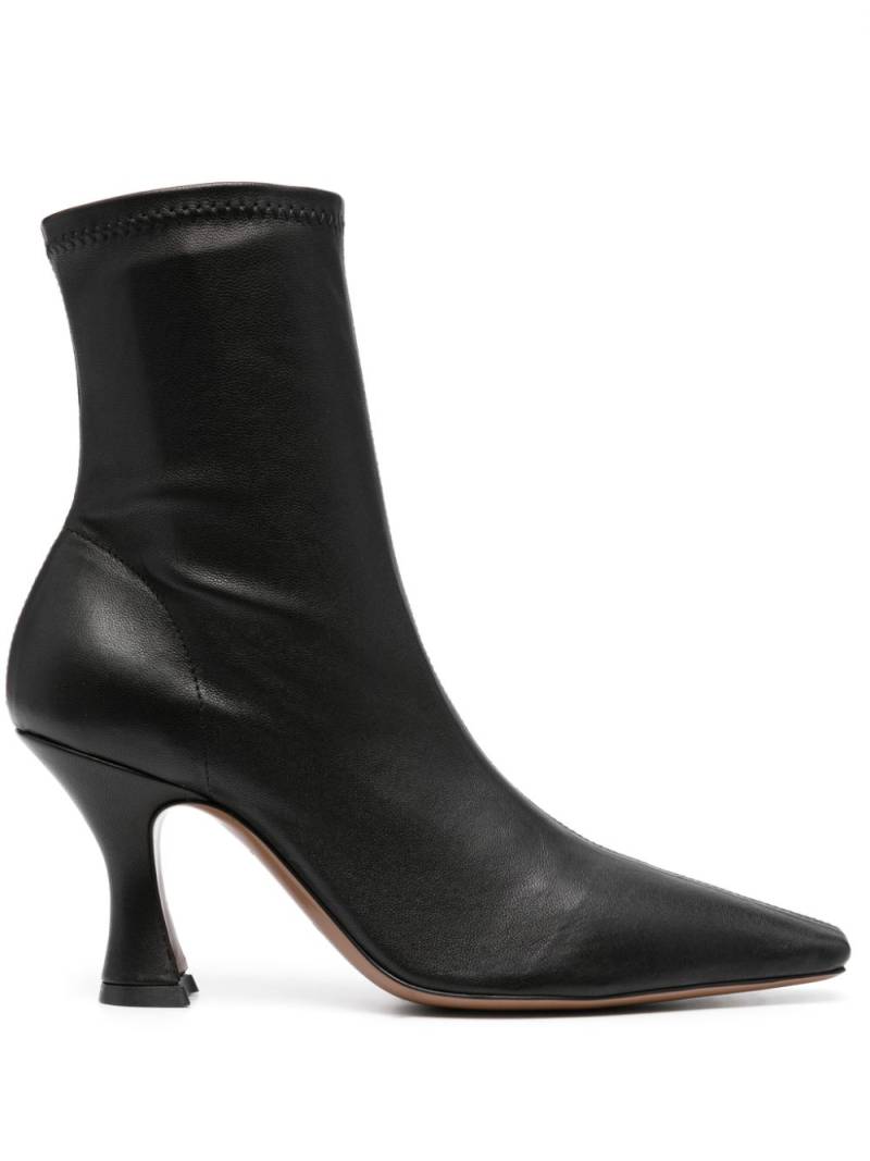 NEOUS Ran 85mm leather ankle boots - Black von NEOUS