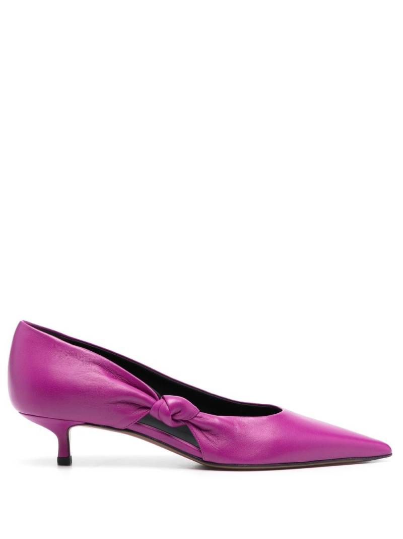 NEOUS knot-detail leather pumps - Purple von NEOUS