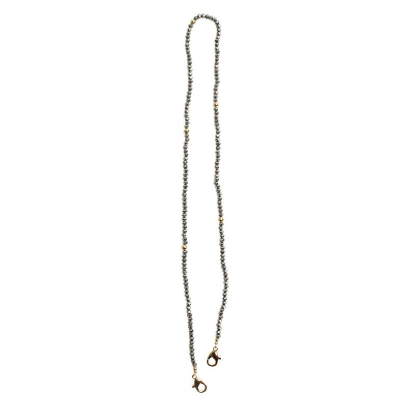 NEQI - Face Mask Chain Grey Pearls von NEQI