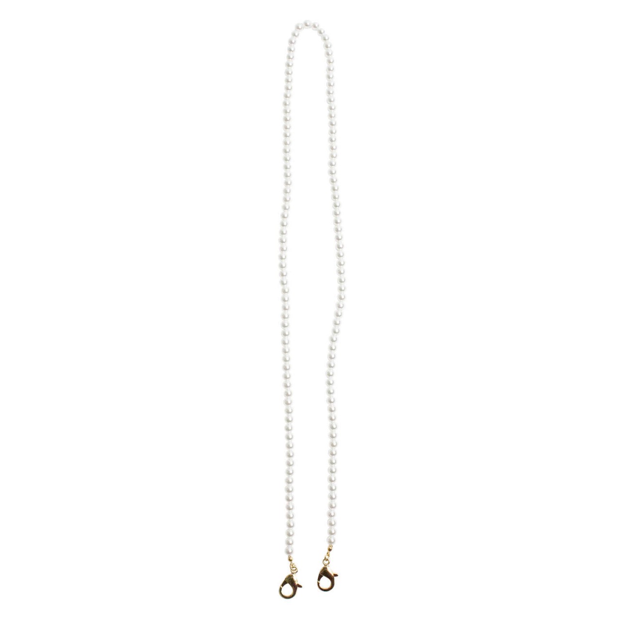 NEQI - Face Mask Chain White Pearls von NEQI