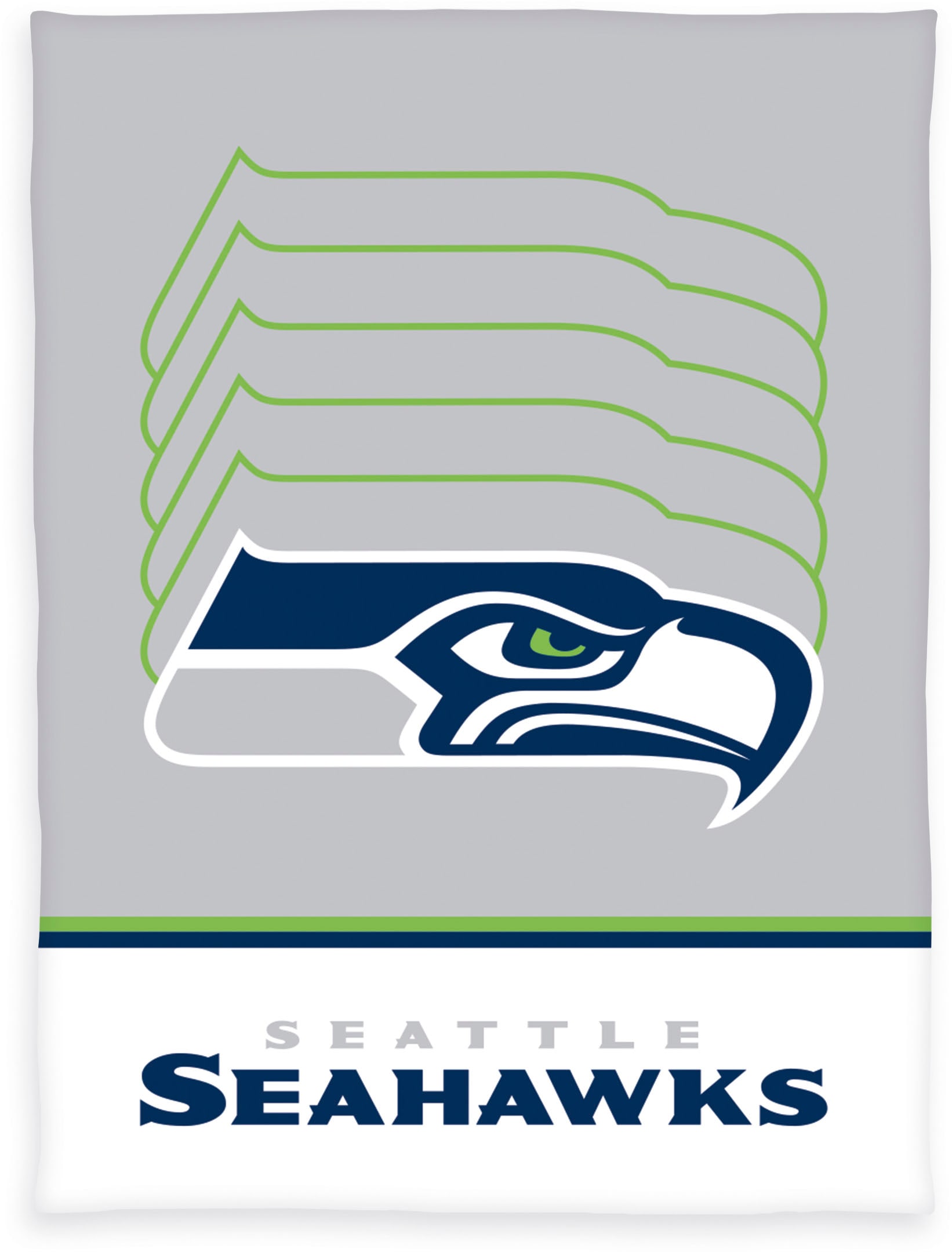 NFL Wohndecke »Seattle Seahawks«, mit tollem Super Bowl Motiv, American Football von NFL