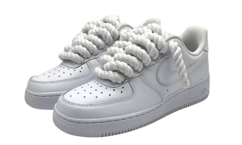 Air Force 1 Low Cordon Blanc Herren Weiss 39 von NIKE