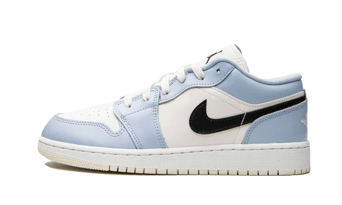 Air Jordan 1 Low Ice Blue Black Damen Blau 36 von NIKE