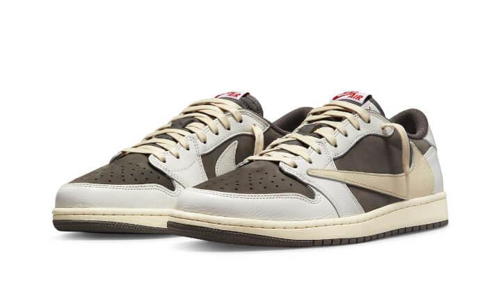 Air Jordan 1 Low Travis Scott Reverse Mocha Damen Kühles Braun 40 von NIKE