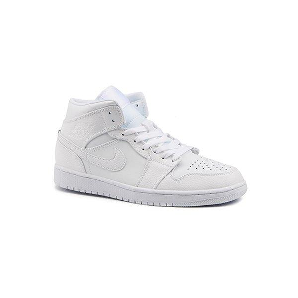 Air Jordan 1 Mid-10.5 Herren Weiss 44.5 von NIKE