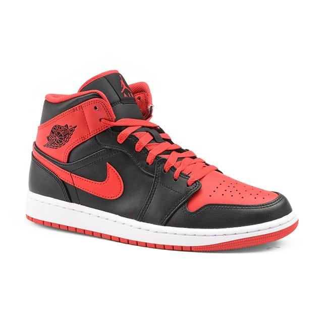 Air Jordan 1 Mid-8 Herren Rot 41 von NIKE