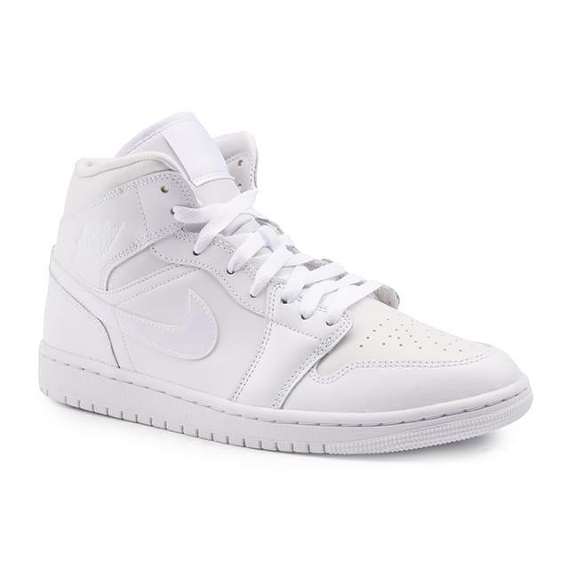 Air Jordan 1 Mid-9.5 Herren Weiss 41 von NIKE