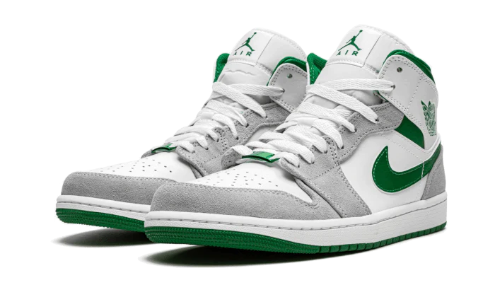 Air Jordan 1 Mid Grey Green Damen Waldgrün 45 von NIKE