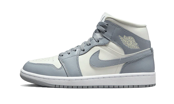 Air Jordan 1 Mid Grey Sail Damen Mediumgrau 36.5 von NIKE