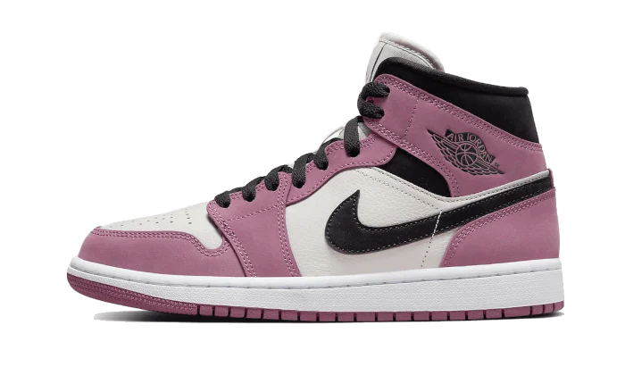 Air Jordan 1 Mid Light Mulberry Damen Violett 36 von NIKE