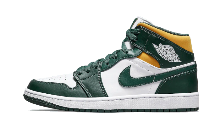 Air Jordan 1 Mid Sonics (gs) Damen Dunkelgrün 36.5 von NIKE