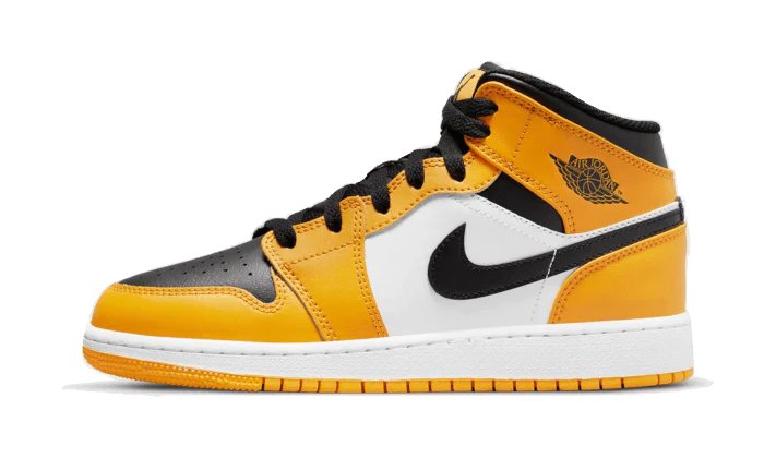 Air Jordan 1 Mid Taxi (gs) Damen Gelb 38.5 von NIKE