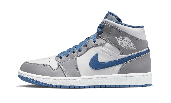 Air Jordan 1 Mid True Blue Damen Spacegrau 36 von NIKE