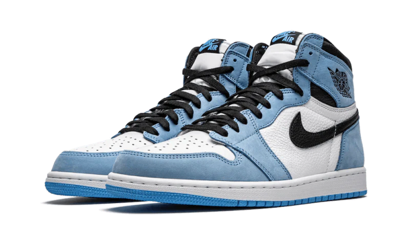 Air Jordan 1 Retro High University Blue Damen Blau 41 von NIKE