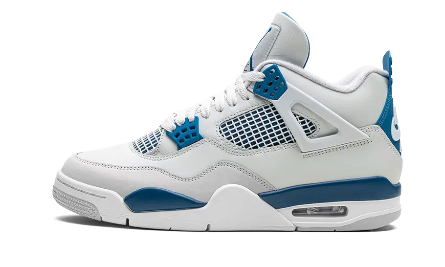 Air Jordan 4 Retro Military Blue (2024) Herren Weiss 36 von NIKE