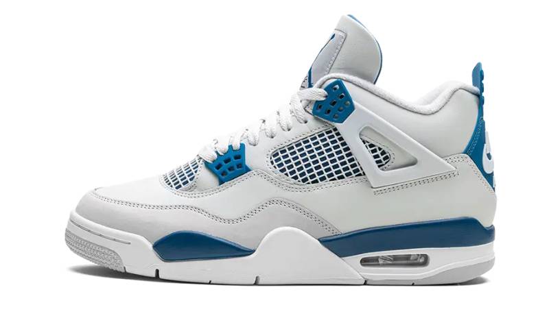 Air Jordan 4 Retro Military Blue (2024) Herren Weiss 36 von NIKE