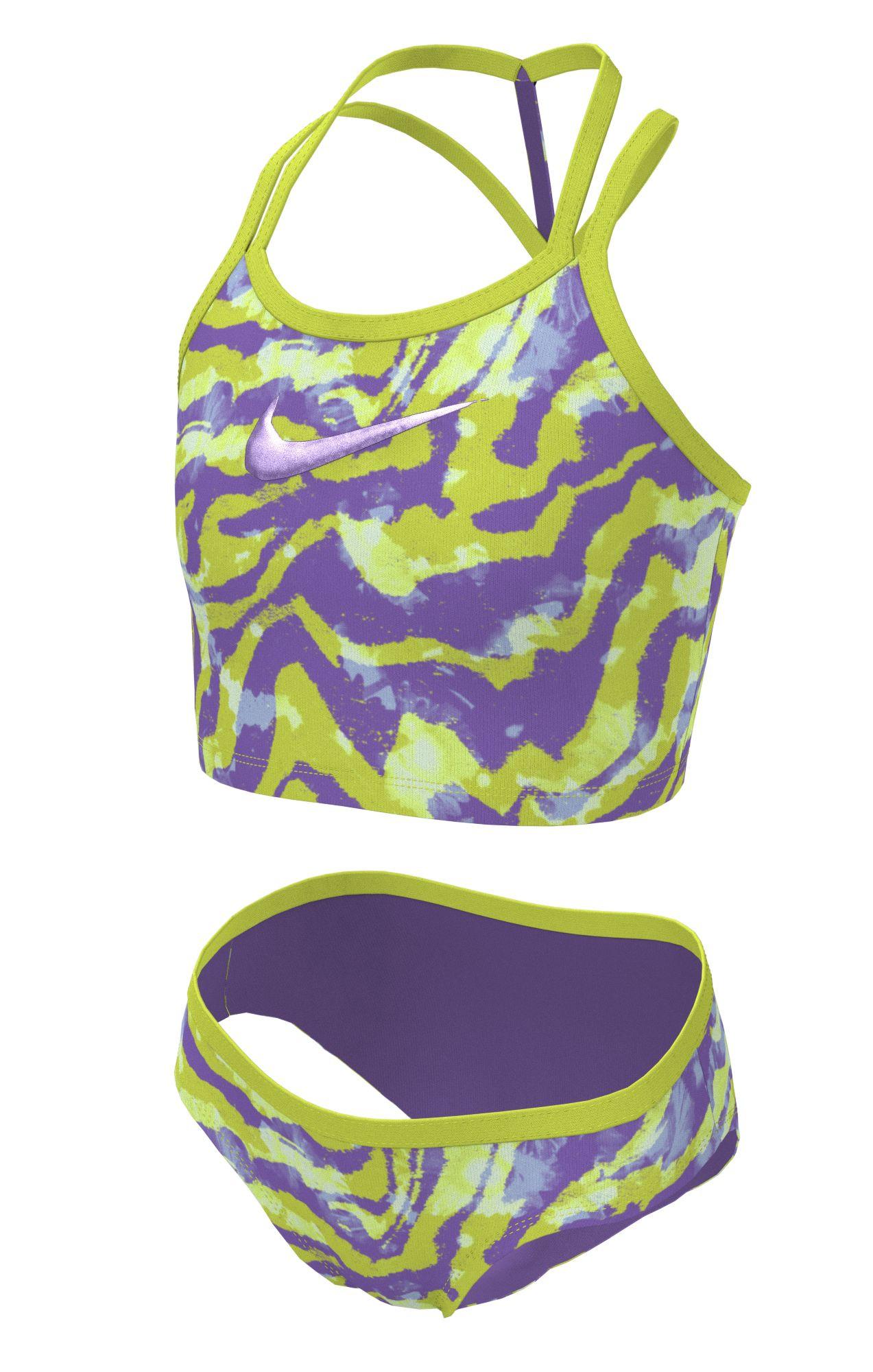 Nike Watercolor T-crossback Midkini Mädchen Multicolor 170/176 von NIKE