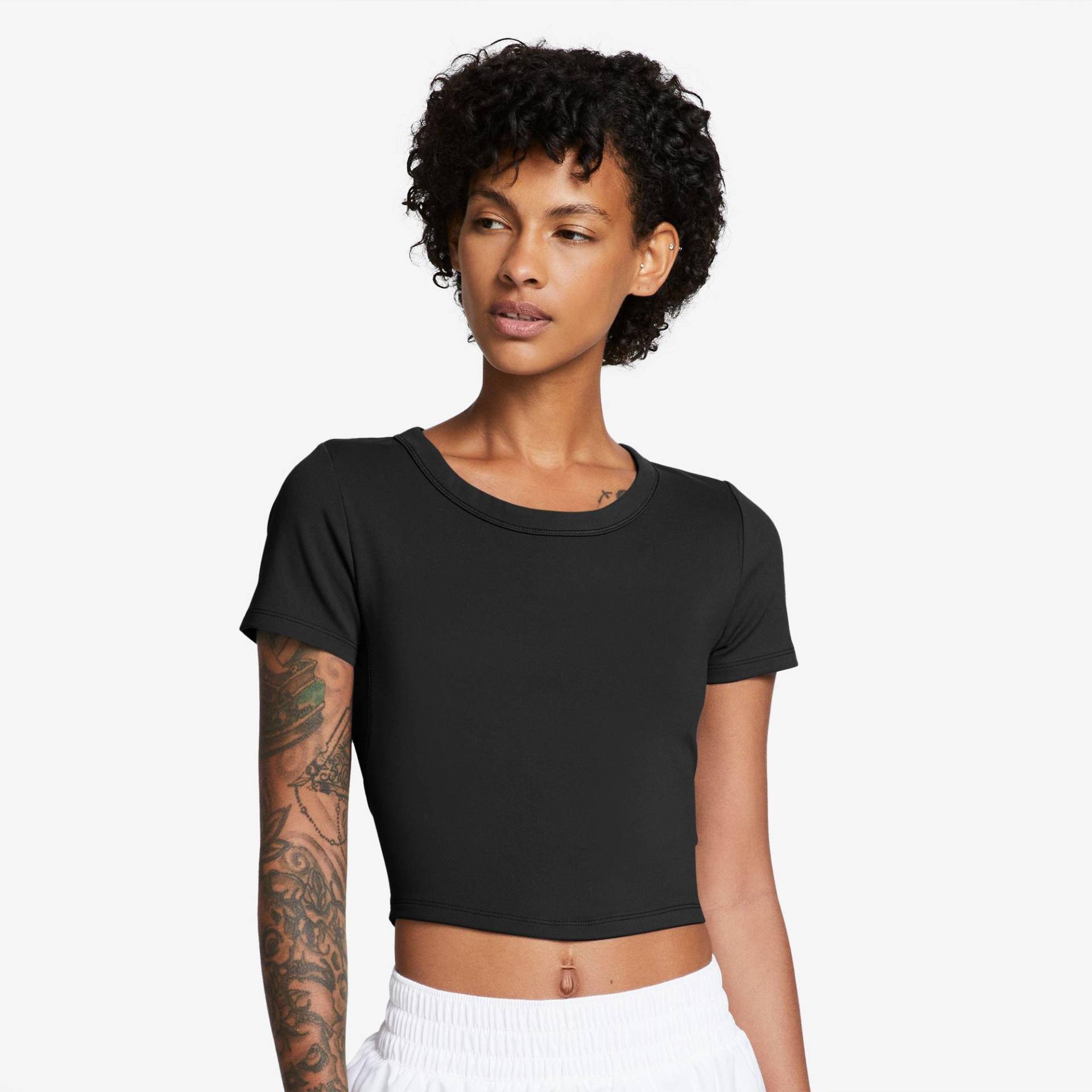 Cropped T-shirt Damen Black L von NIKE