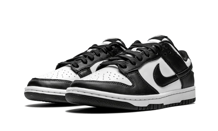 Dunk Low Black White Damen Schwarz 45 von NIKE