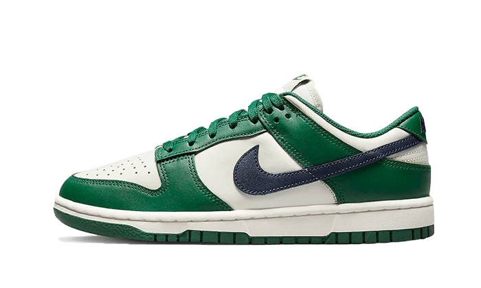 Dunk Low Retro Gorge Green Midnight Navy Herren Waldgrün 37.5 von NIKE