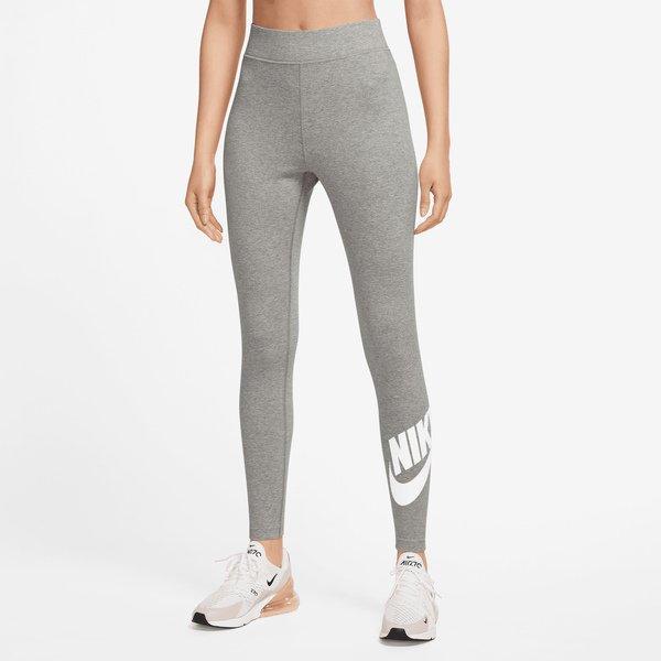 Lange Sport Tights Damen Grau L von NIKE