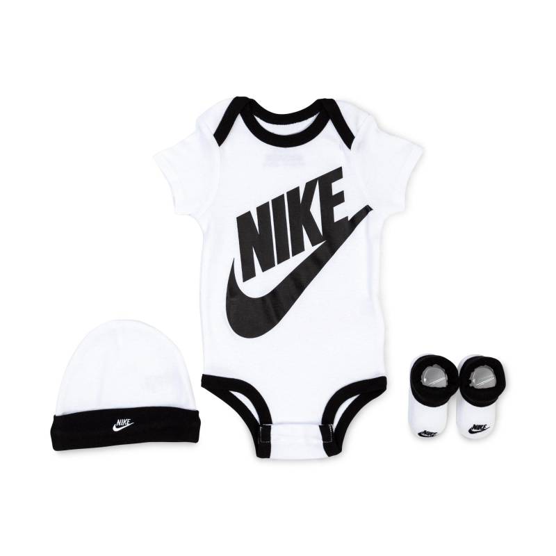 Set: Body, Mütze Und Socken Jungen Weiss 6-12 mesi von NIKE