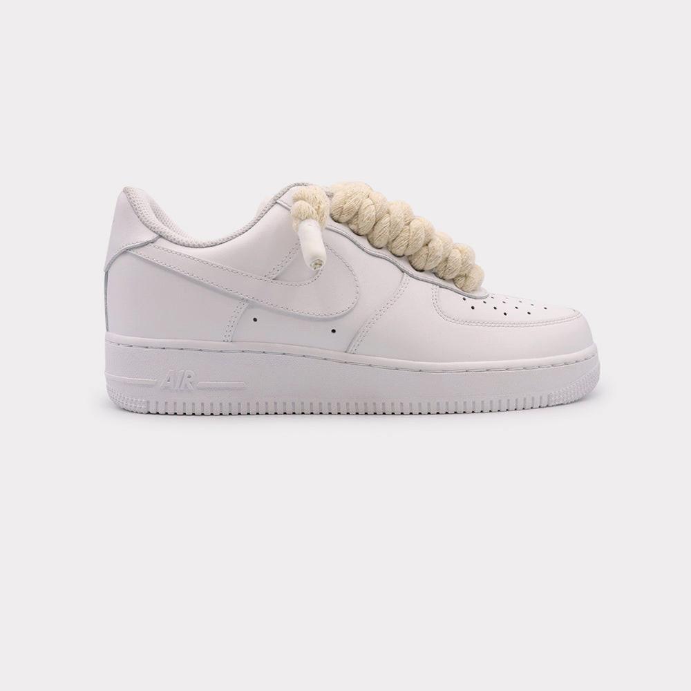 Nike - Air Force 1 White Rope Lace Beige, für Herren, Weiss, Größe 44 von Nike