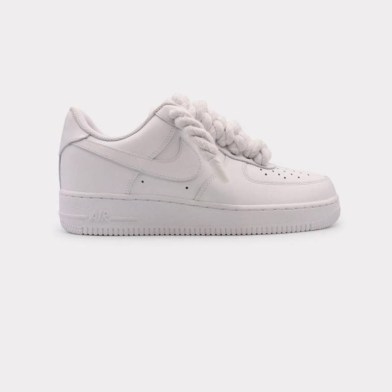 Nike Air Force 1 White - Rope Lace White Herren Weiss 36.5 von NIKE