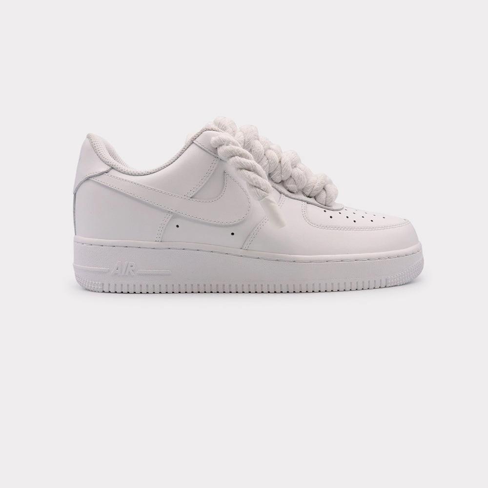 Nike Air Force 1 White - Rope Lace White Herren Weiss 38 von NIKE