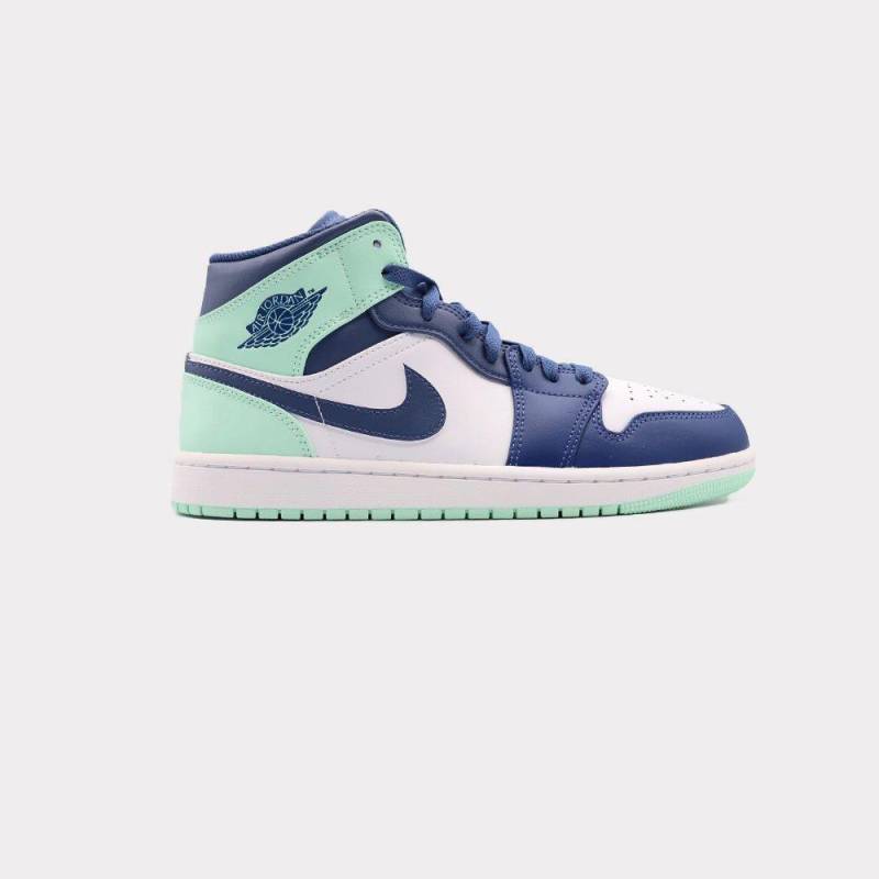 Nike Air Jordan 1 - Mid Mint Foam Herren Blau 43 von NIKE