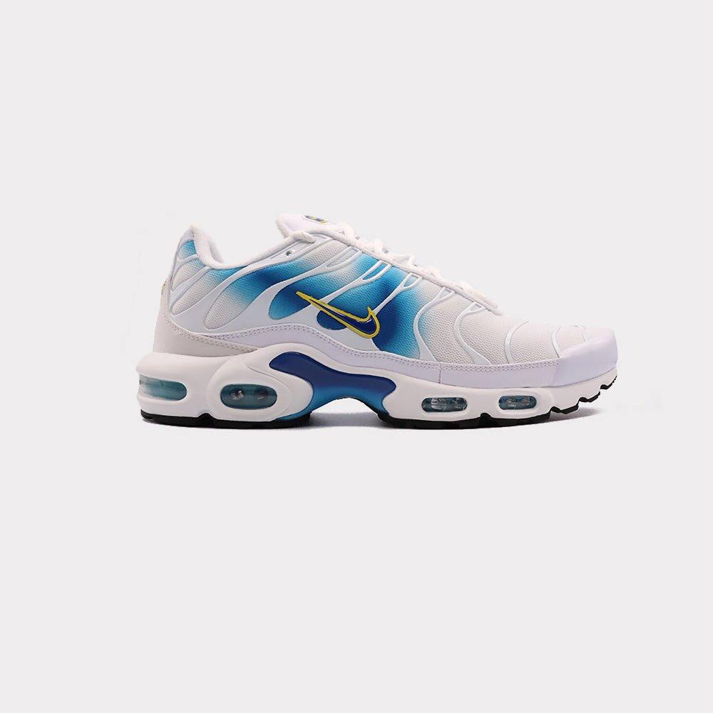 Nike Air Max Plus - Spray Paint Swoosh Herren Azurblau 38.5 von NIKE