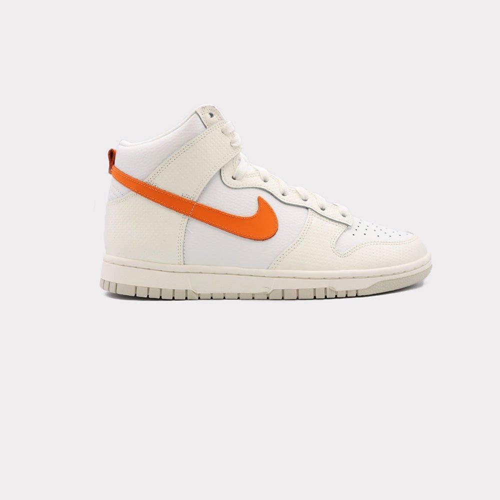 Nike Dunk High - Magma Orange Damen Weiss 40 von NIKE