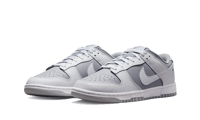 Dunk Low Retro White Grey Herren Platin grau 46 von NIKE