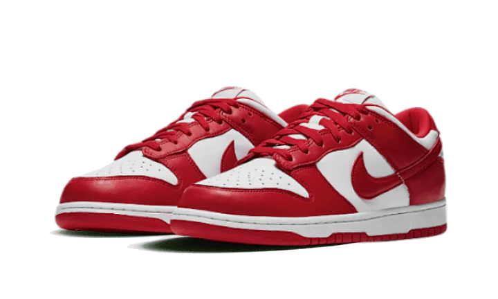 Dunk Low University Red Damen Rot 41 von NIKE