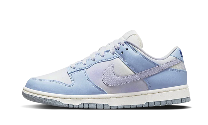 Dunk Low White Blue Airbrush Damen Blau 39 von NIKE