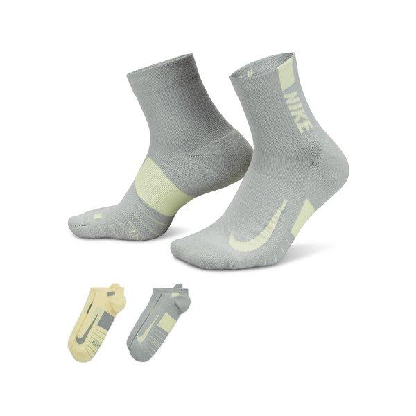 Knöchellange Runningsocken Herren Grau XL von NIKE