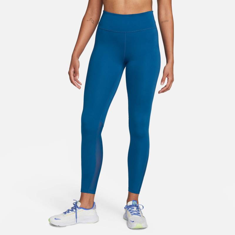 Sport Tights, 7/8-länge Damen Blau L von NIKE