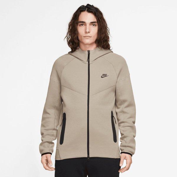 Sweatjacke Mit Kapuze Herren Braun M von NIKE